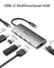 Load image into Gallery viewer, Ankmax P631HG USB C Hub Ethernet Adapter with 4K HDMI, 1Gbps Ethernet , 3 USB 3.1, 60W PD