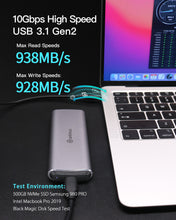 Load image into Gallery viewer, ANKMAX UC31M2 NVMe and SATA M.2 Enclosure USB 3.1 10Gbps Aluminum External Enclosure