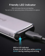 Load image into Gallery viewer, ANKMAX UC31M2 NVMe and SATA M.2 Enclosure USB 3.1 10Gbps Aluminum External Enclosure