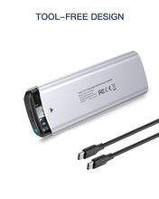 Load image into Gallery viewer, ANKMAX UC31M2 NVMe and SATA M.2 Enclosure USB 3.1 10Gbps Aluminum External Enclosure