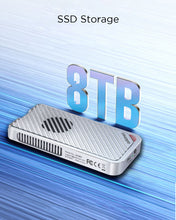 Load image into Gallery viewer, ANKMAX UC4M3 USB4 SSD Enclosure with Fan and RGB Light for NVMe M.2 SSD

