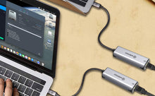Load image into Gallery viewer, Ankmax USB C to Ethernet Adapter 2.5Gb, Ethernet Adapter UC312G2 for Laptop, Aluminum with Thermal Design, Type C (Thunderbolt 5/4/3 Compatible) to RJ45 Network LAN Internet, Compatible for MacBook Air/Pro, XPS
